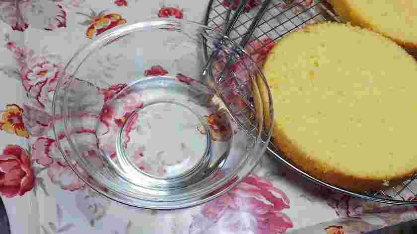 レンジで作ったケーキシロップ
