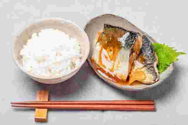 サバの味噌煮とご飯