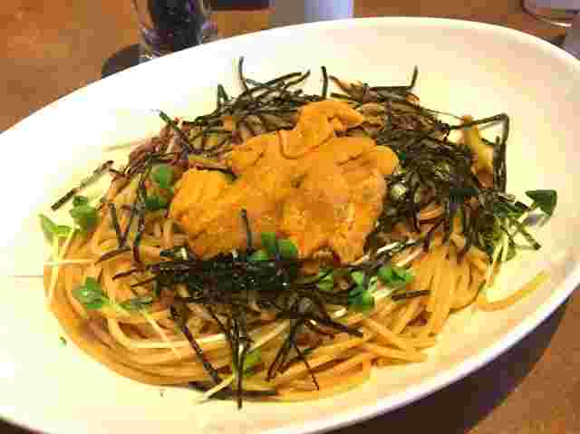 海外で人気のウニのパスタ