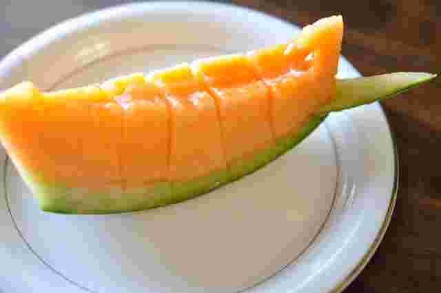 食べ頃で美味しいメロン