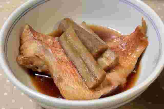 メヌケなど赤魚の煮付け