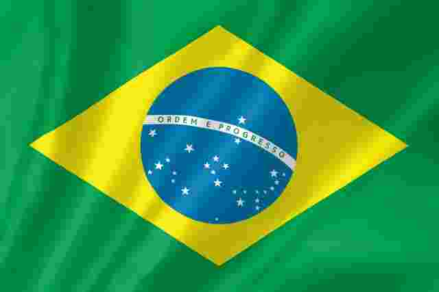 ブラジルの国旗画像
