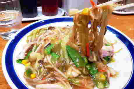 リンガーハットの太麺皿うどん