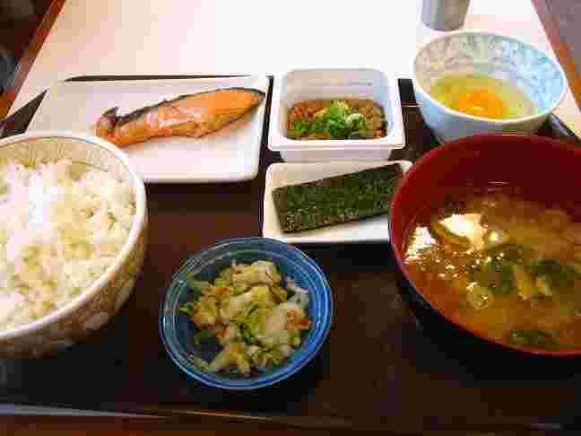 納豆　朝食