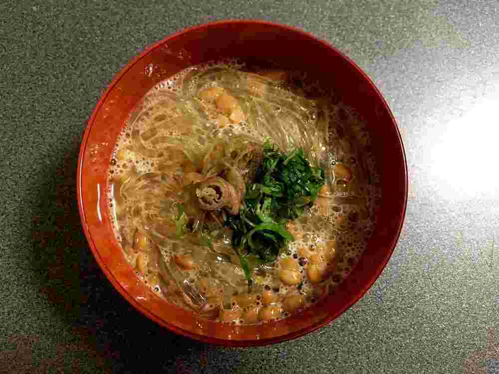 さっぱり納豆ところてん