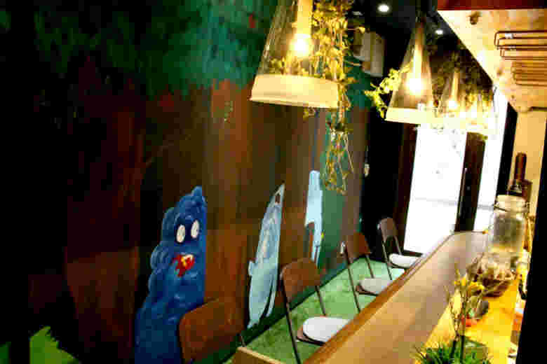 森のオーブンカフェ ponfy　店内