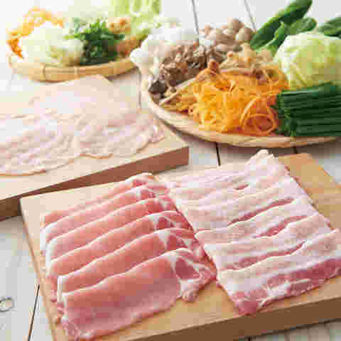 アンデス高原豚と国産野菜しゃぶしゃぶ食べ放題コース