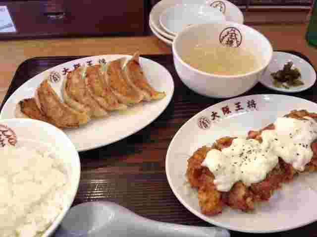 大阪王将のチキン南蛮定食