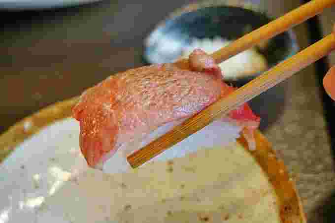 一心たん助　肉寿司