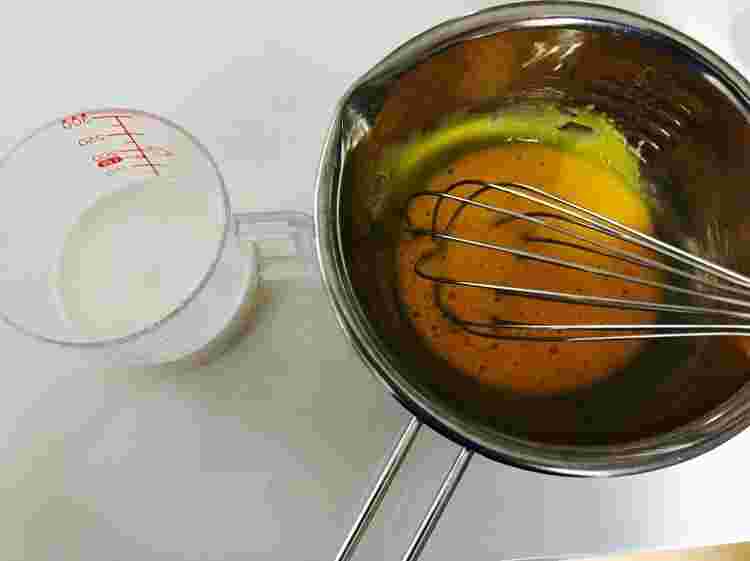 グリとグラ風フワフワスフレパンケーキ！　工程