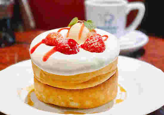 スフレパンケーキ