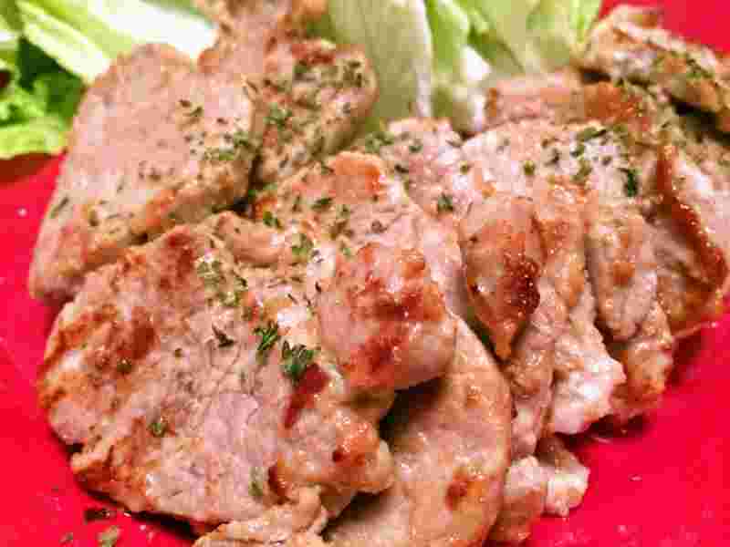豚ヒレ肉のステーキ
