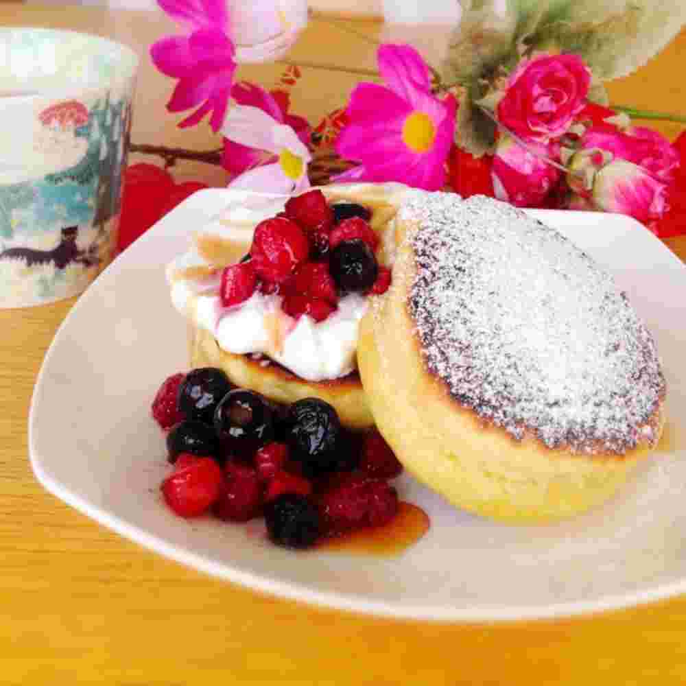 ヨーグルト　スフレパンケーキ