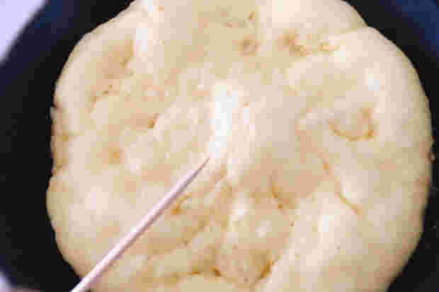 焼きりんごケーキ　火が通る