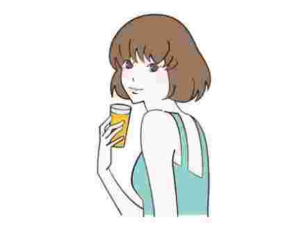alt="ドリンクを飲む"