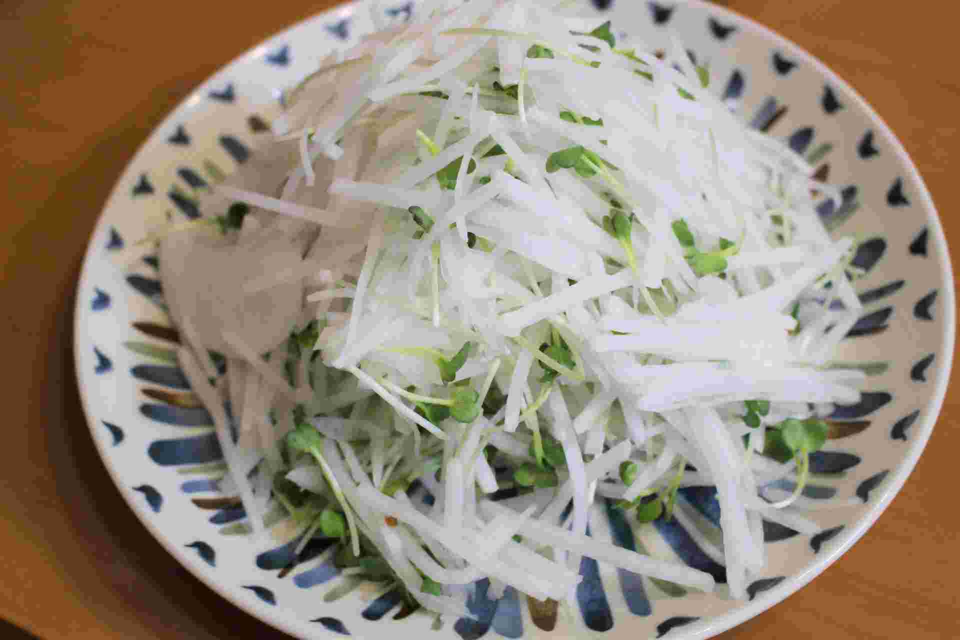 大根とカイワレ大根