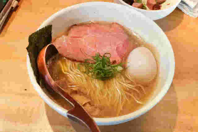味玉そば　蘭鋳