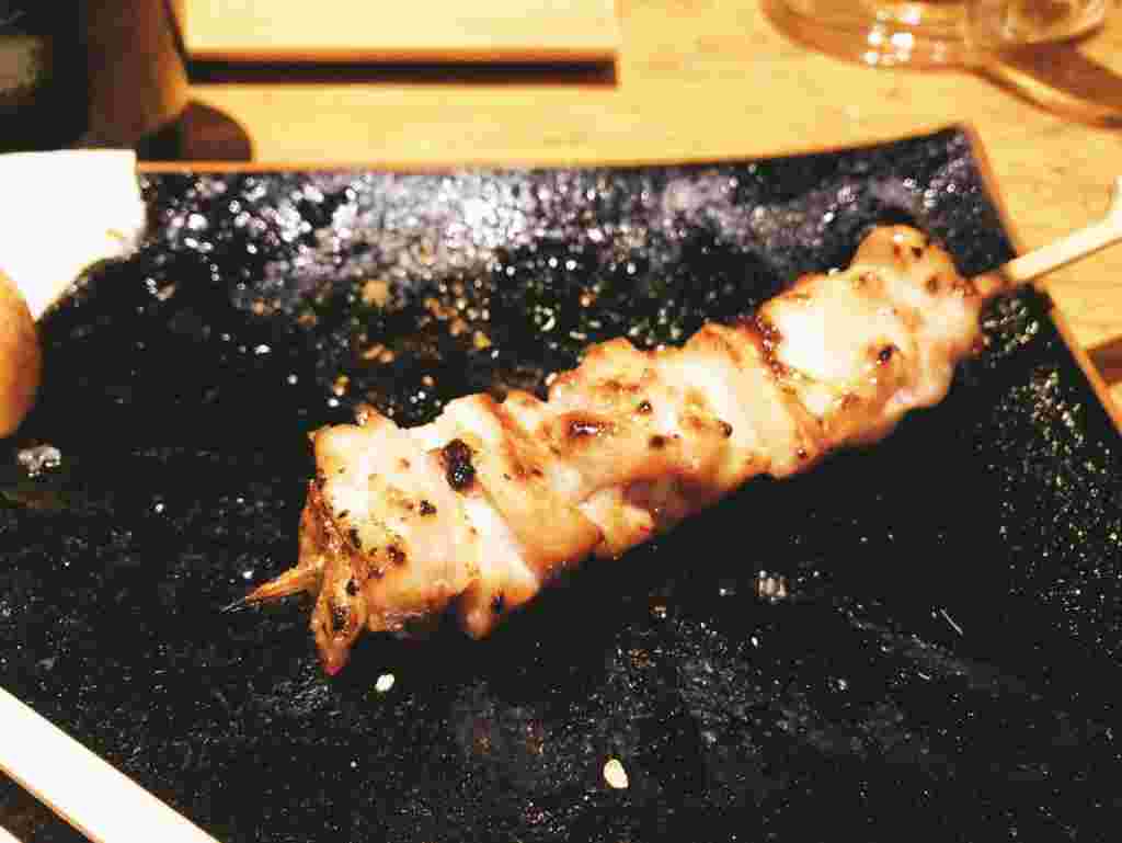 炭焼えん　地鶏の皮