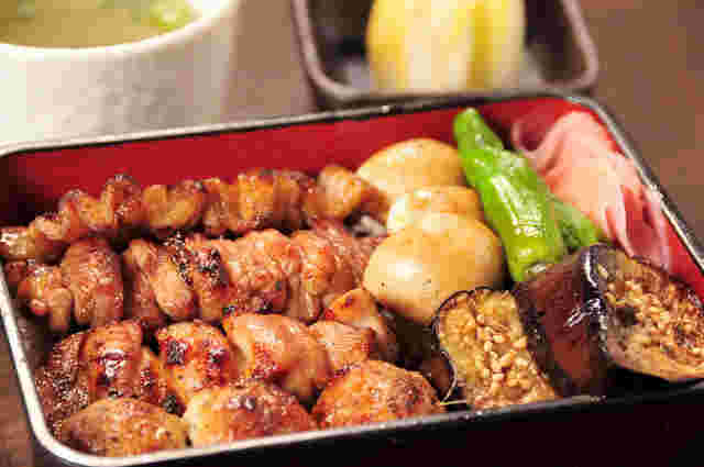 焼鳥弁当　炭焼 雷