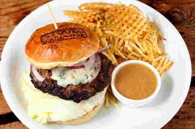 ブルーチーズバーガー　ストーブス