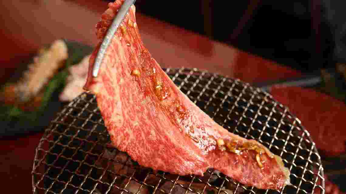 網焼きスタイルの焼肉