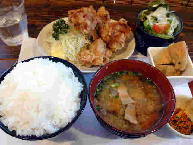 唐揚げごはんセット