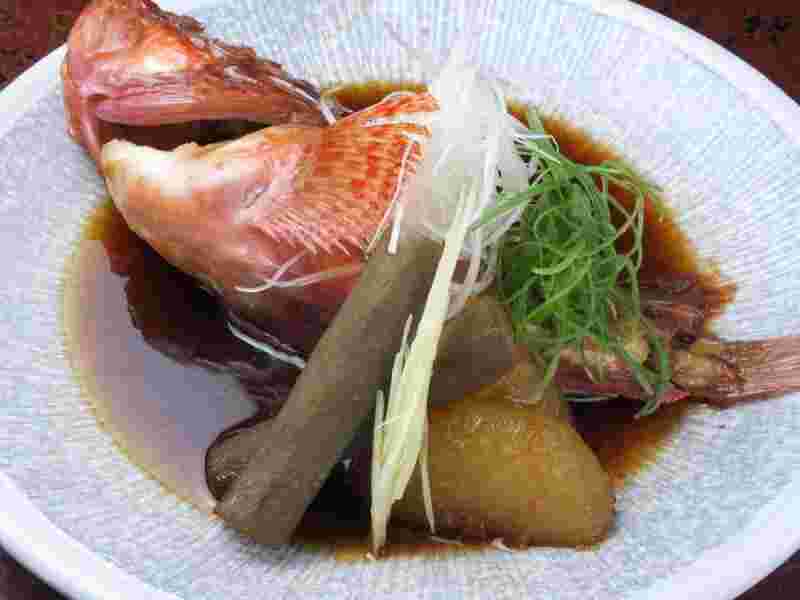 山葵の美味しい煮魚