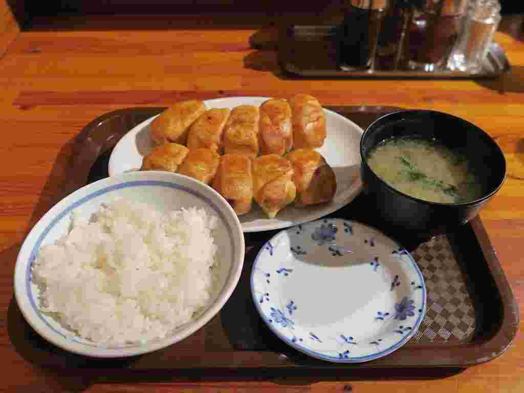 ランチセット焼き餃子Mライス