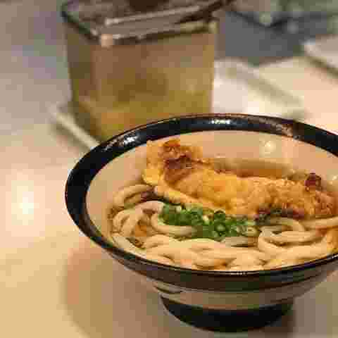 とり天うどん