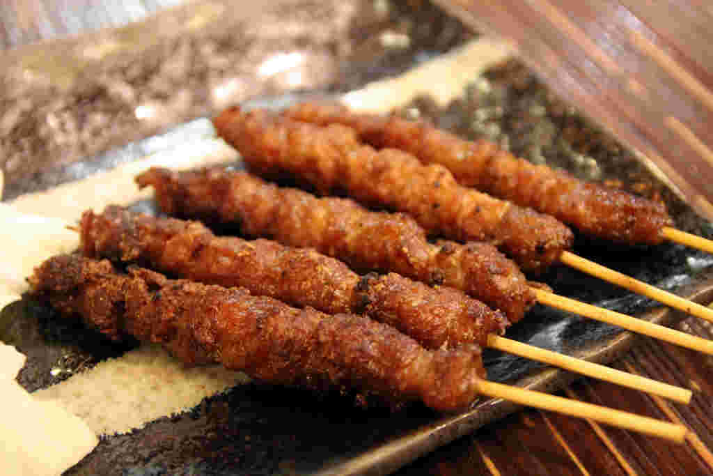 とりかわぐるぐる巻き5本