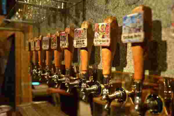 ビールのタップ
