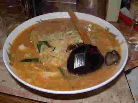 弥生亭の味噌ラーメン