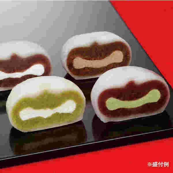 生クリーム大福盛り付け例