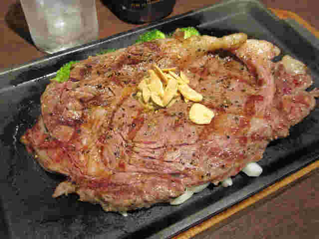 いきなりステーキのランチステーキ