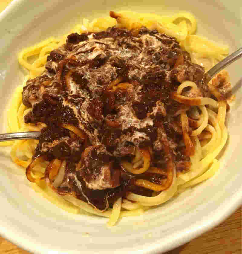スパ吉ミートソース