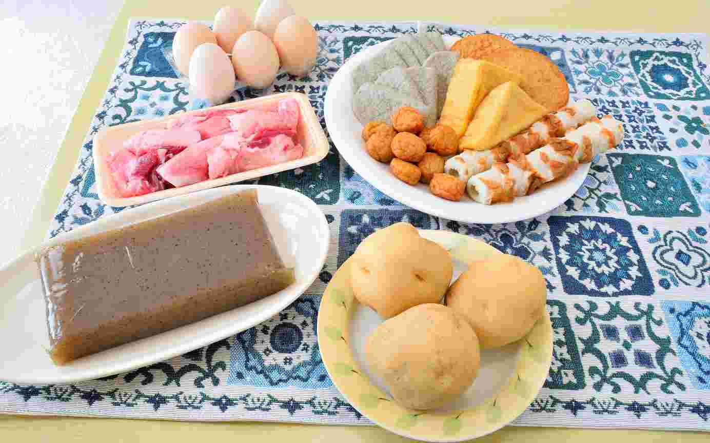 静岡おでんの材料のイメージ