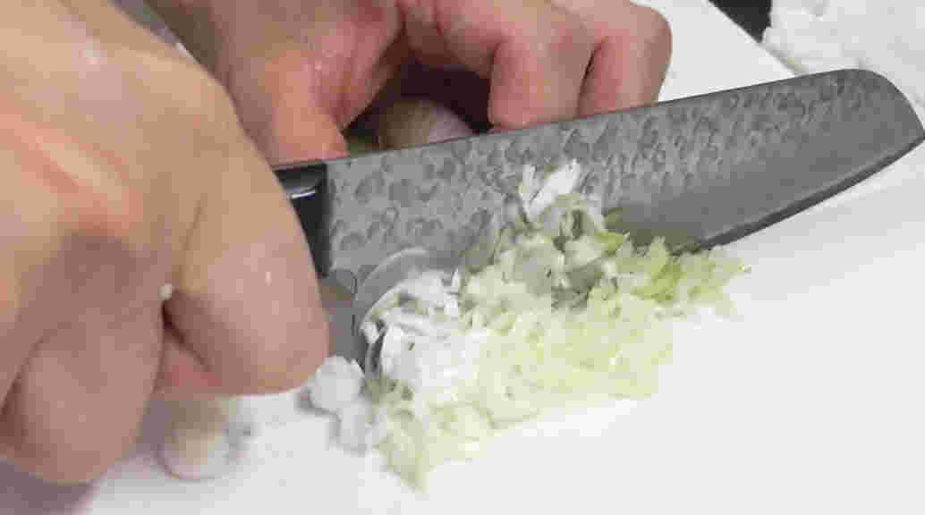 長ネギのみじん切り