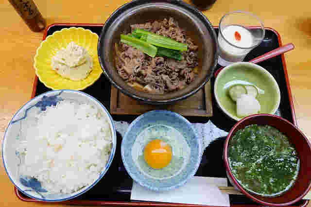 熊さわの牛すき豆富膳