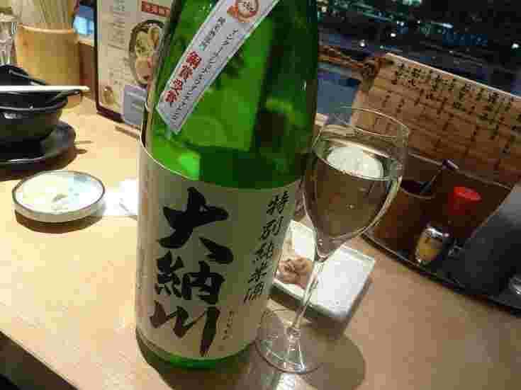 東京駅竹若の日本酒