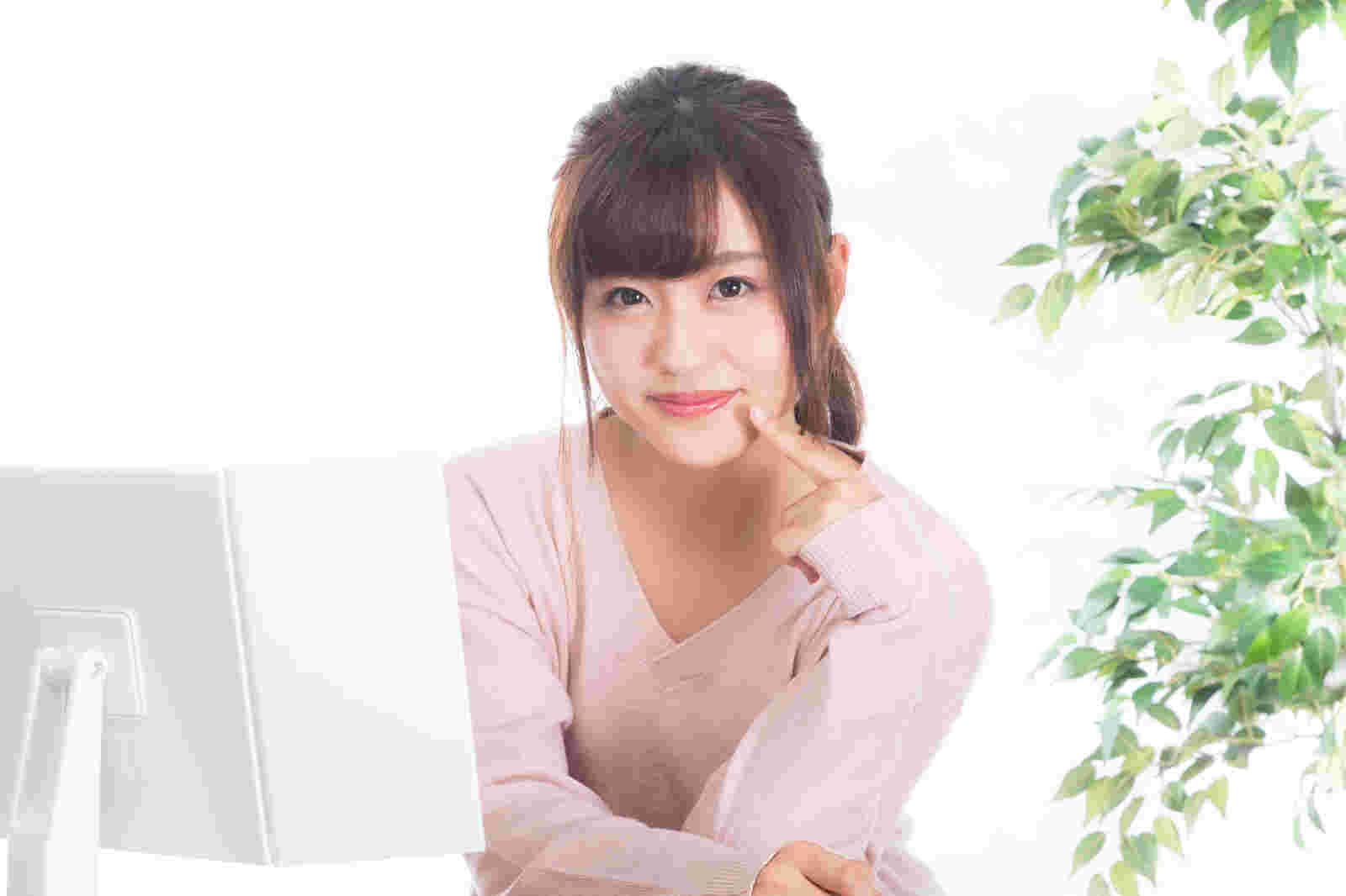 お肌の調子が良い女性