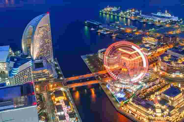 横浜駅周辺の夜景