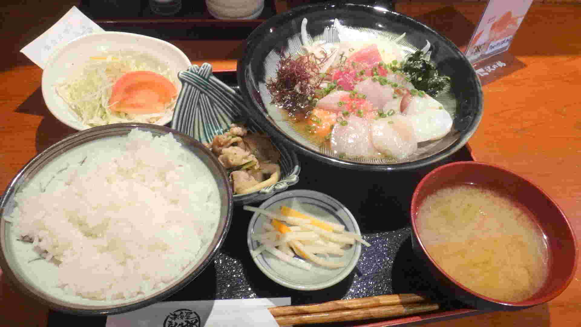 刺身屋新太郎の日替わりランチ