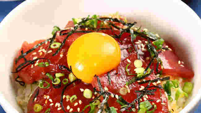 マグロの漬け丼