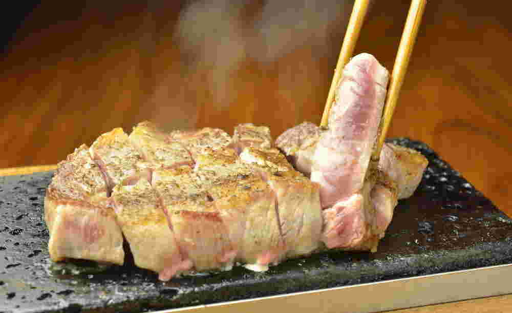 美味しそうな豚ステーキ