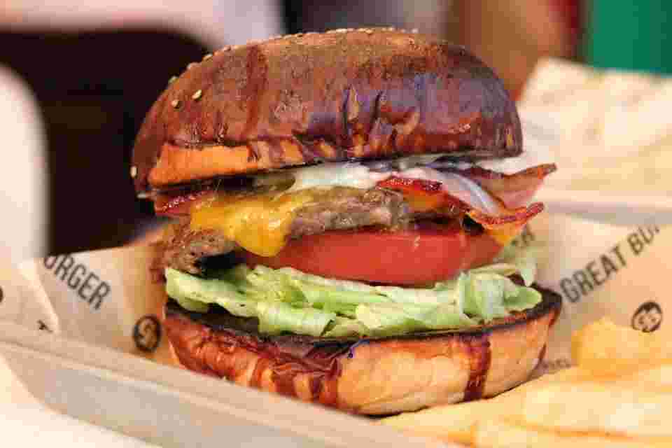 ベーコンチーズバーガー
