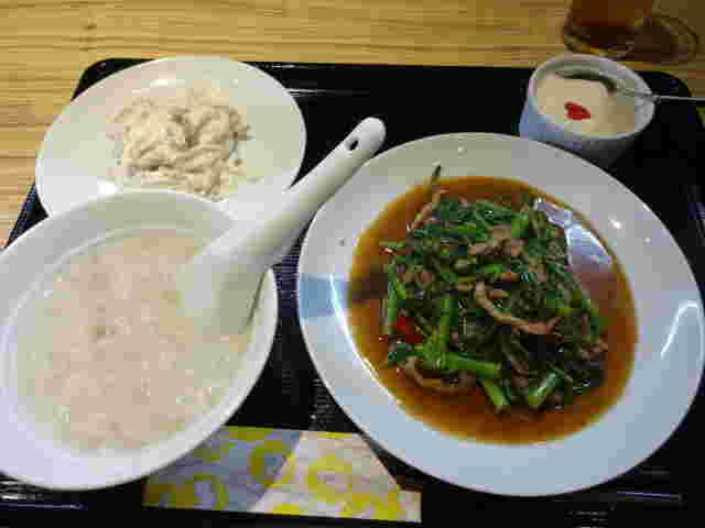 ランチセット（お粥）