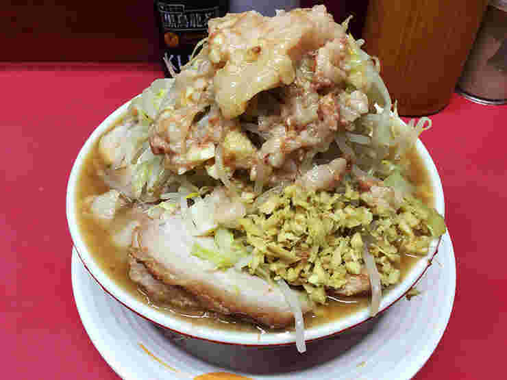ラーメン二郎のラーメン