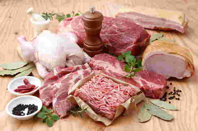 いろんな種類の肉