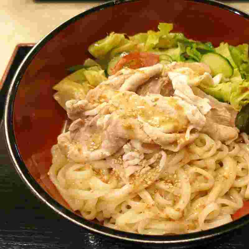 サラダうどん