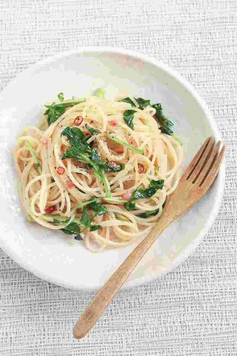 クレソンのパスタ